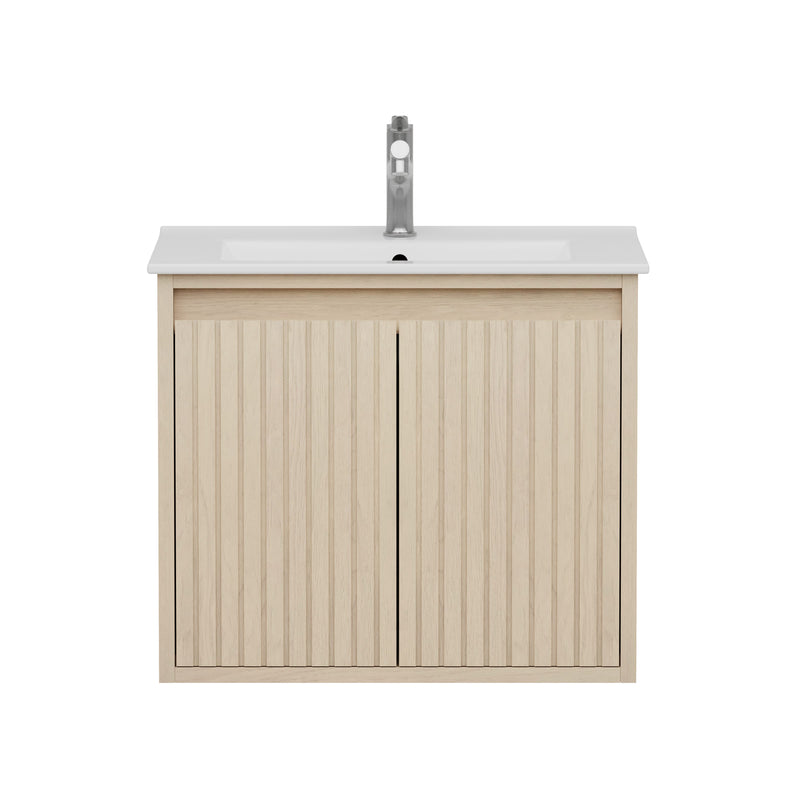 WM-Mena 24" Single Vanity With Porcelain Top