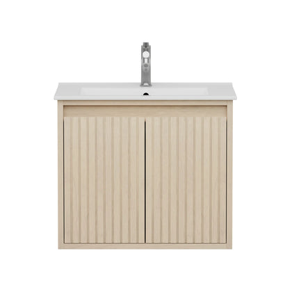 WM-Mena 24" Single Vanity With Porcelain Top