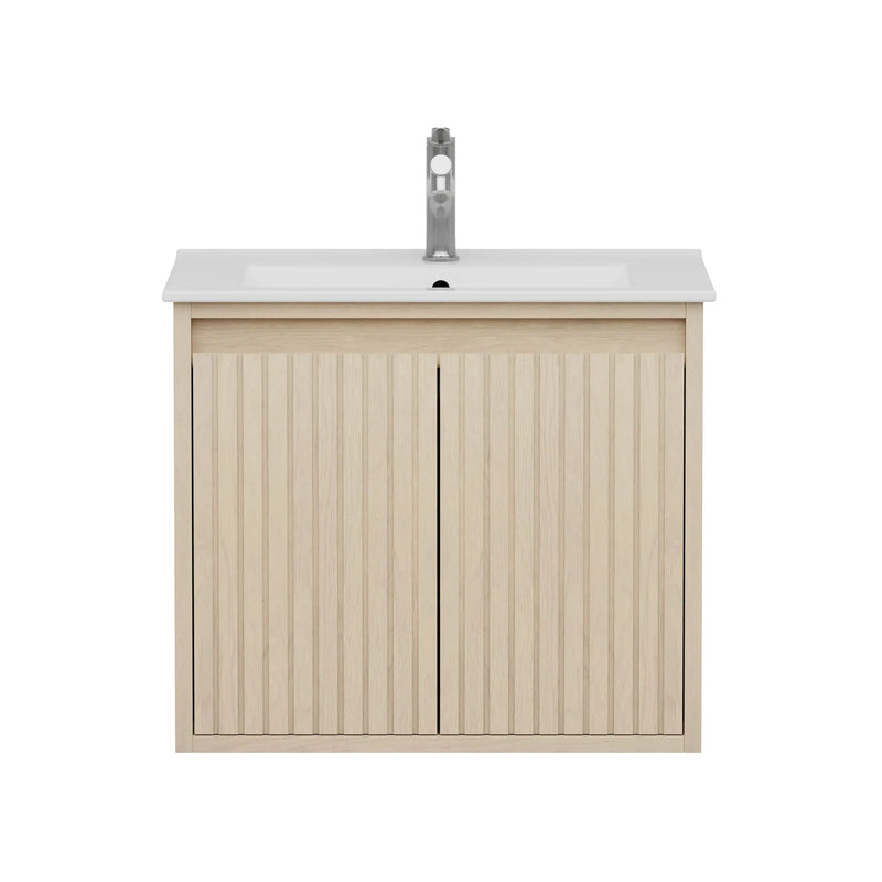 WM-Mena 24" Single Vanity With Porcelain Top