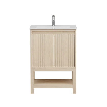 Mena 24" Single Vanity With Porcelain Top