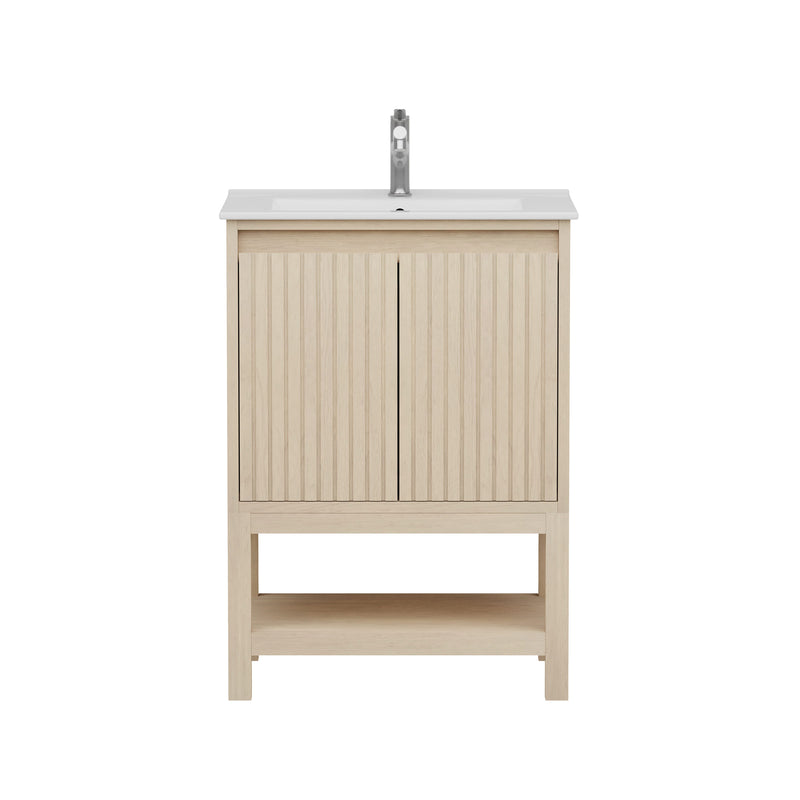 Mena 24" Single Vanity With Porcelain Top