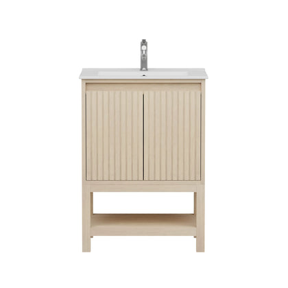 Mena 24" Single Vanity With Porcelain Top