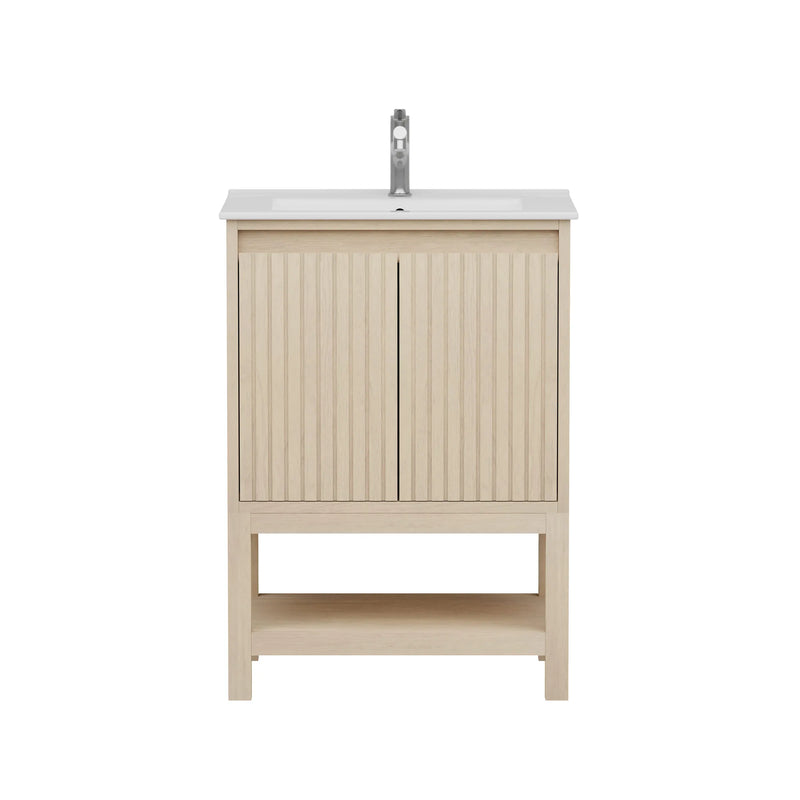 Mena 24" Single Vanity With Porcelain Top