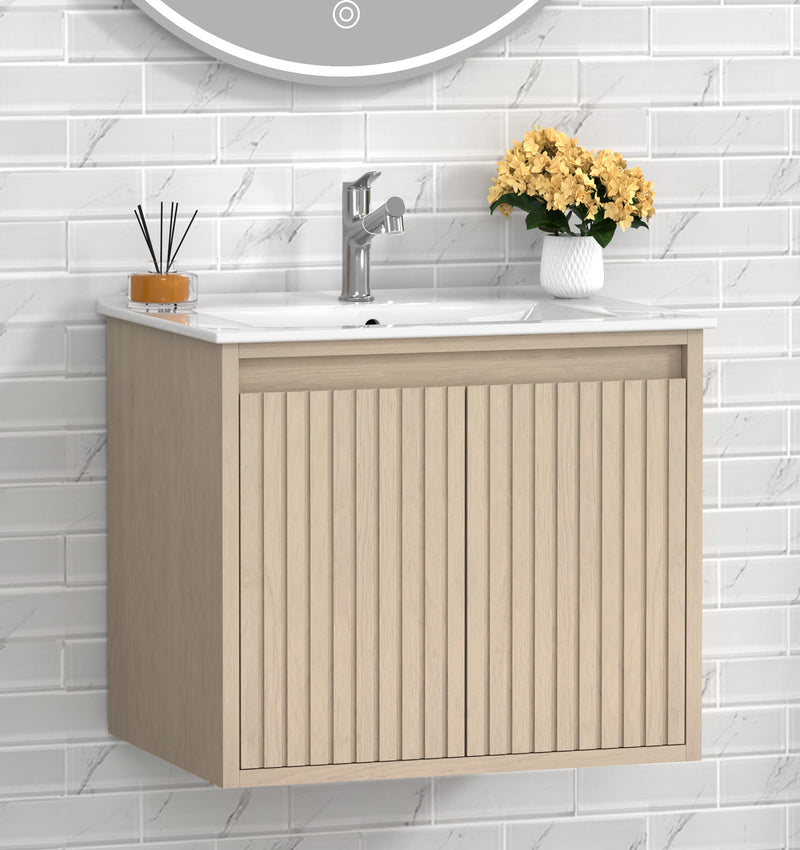 WM-Mena 24" Single Vanity With Porcelain Top