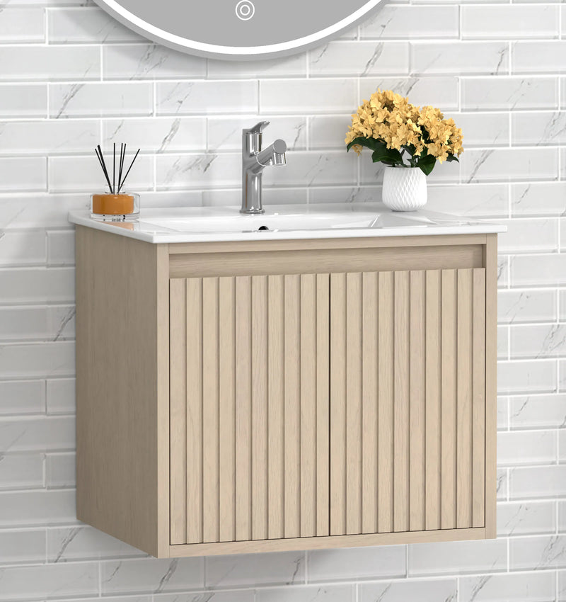 WM-Mena 24" Single Vanity With Porcelain Top
