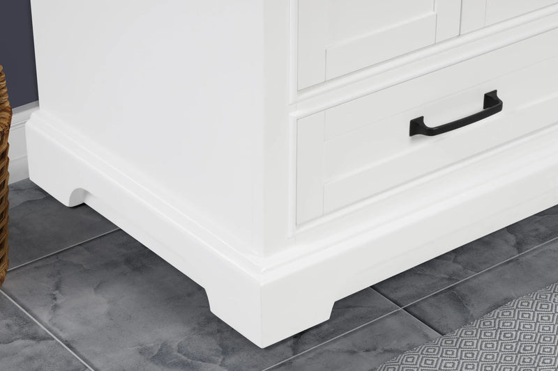 Rhoda 60" Vanity Set with Luxurious Carrara Marble Top