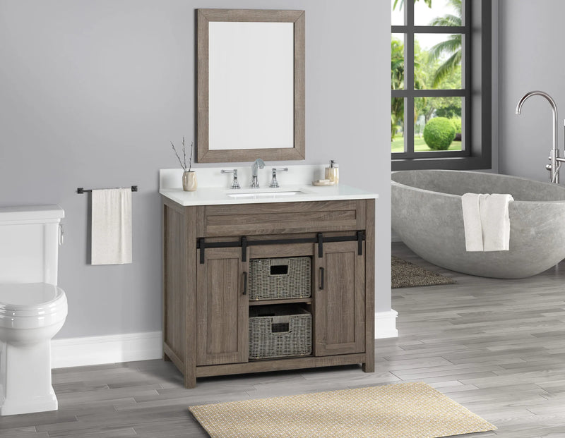 Dolly Farm Barn 36" Vanity without Top
