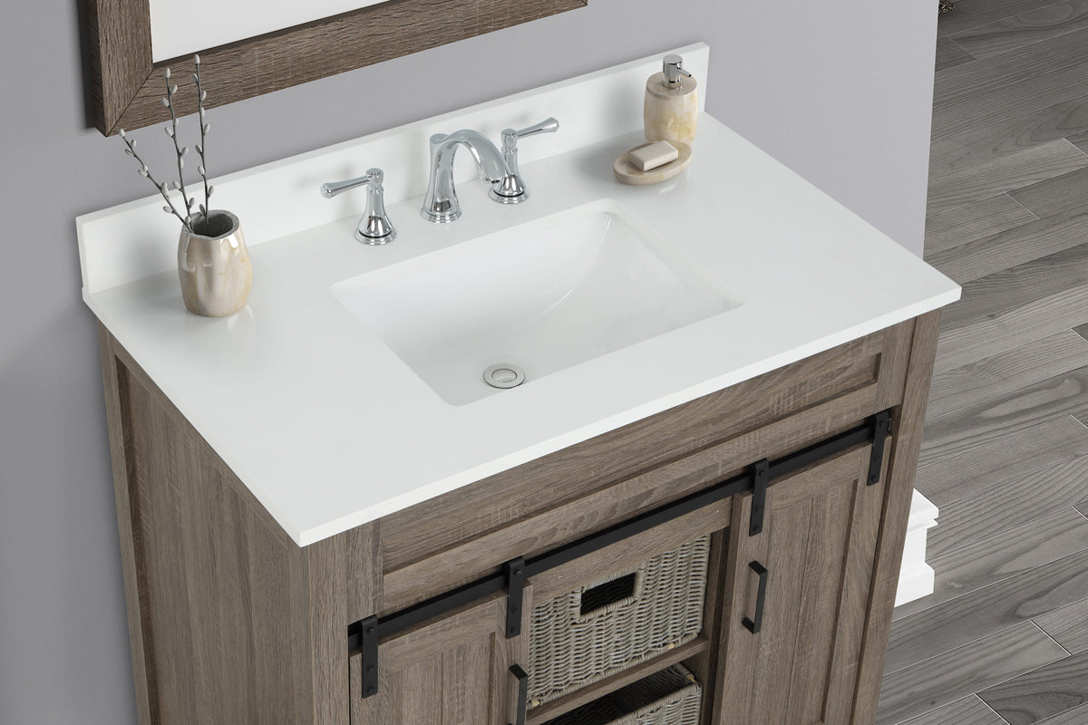 Dolly Farm Barn 36" Vanity without Top