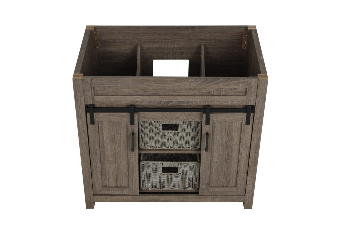 Dolly Farm Barn 36" Vanity without Top