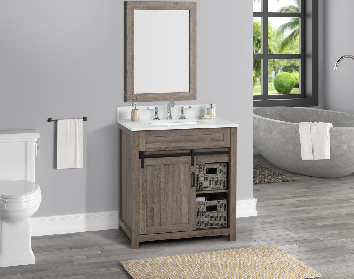 Dolly Farm Barn 30" Vanity without Top