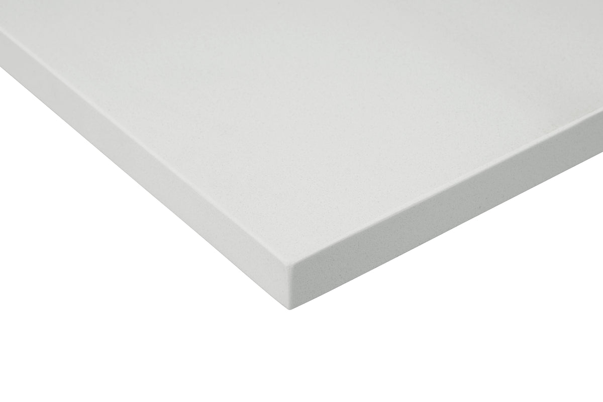 25"Snow White Quartz Vanity Top with Sink