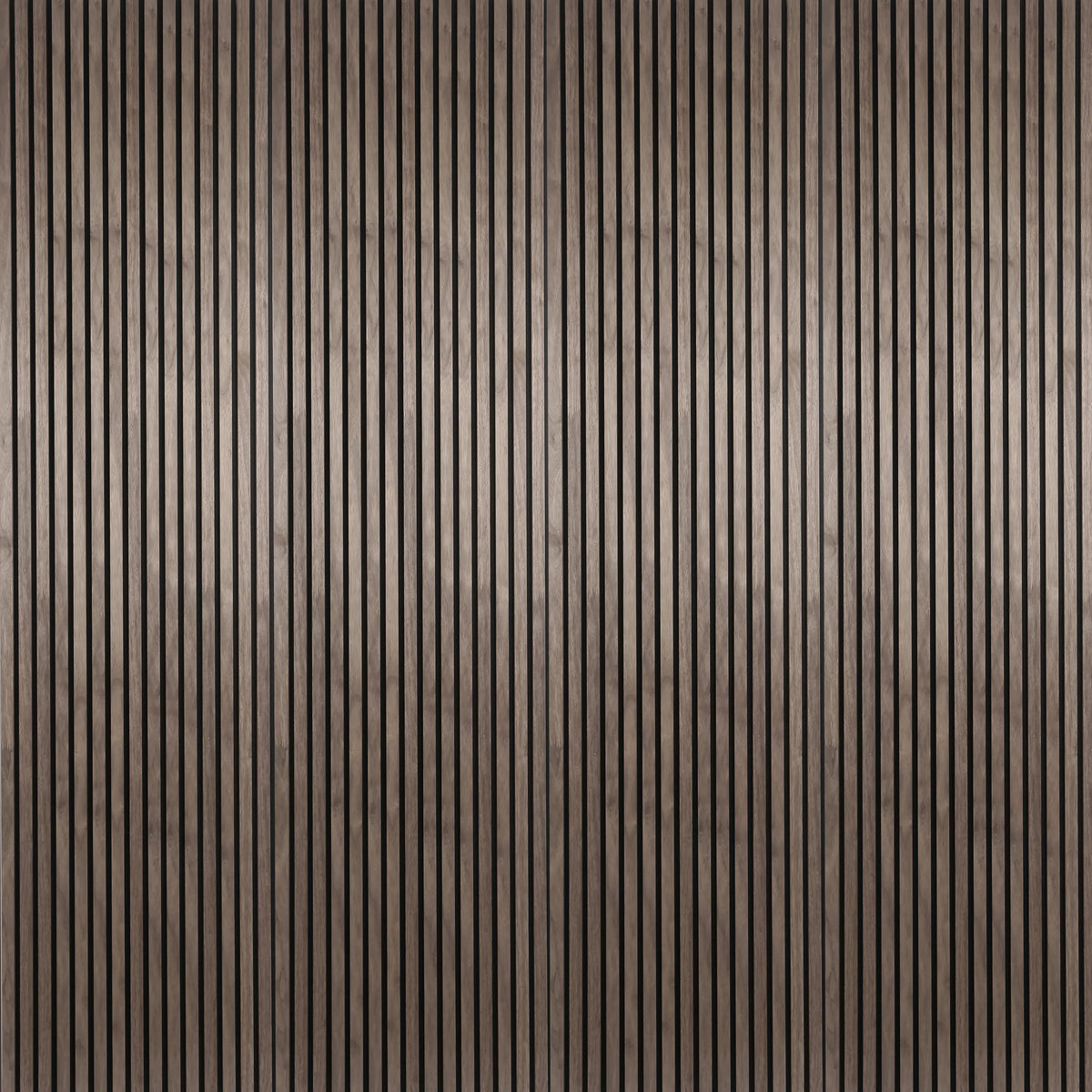 24-in x 94-1/2-in Acoustic Wood Slat Wall Panel - American Walnut(16-sq. ft/ Piece)