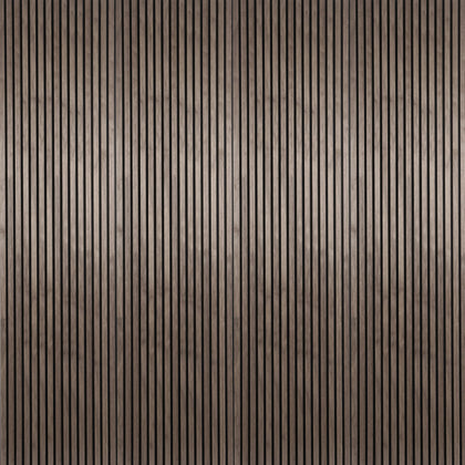 24-in x 94-1/2-in Acoustic Wood Slat Wall Panel - American Walnut(16-sq. ft/ Piece)