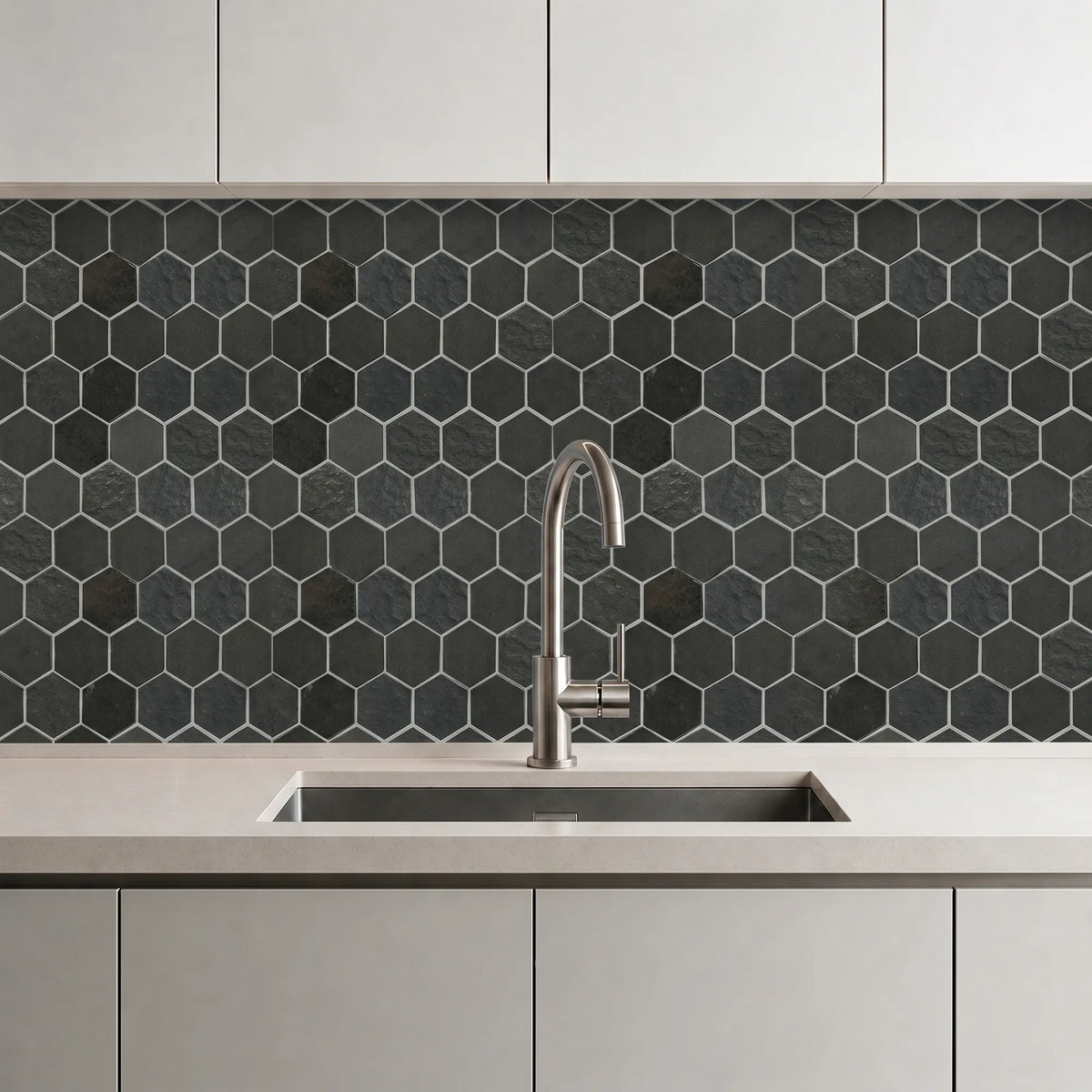 Ancient Sky 2” Hexagon 12-in x 12-in Porcelain Mosaic Tile( 10 sq. ft. /Box )
