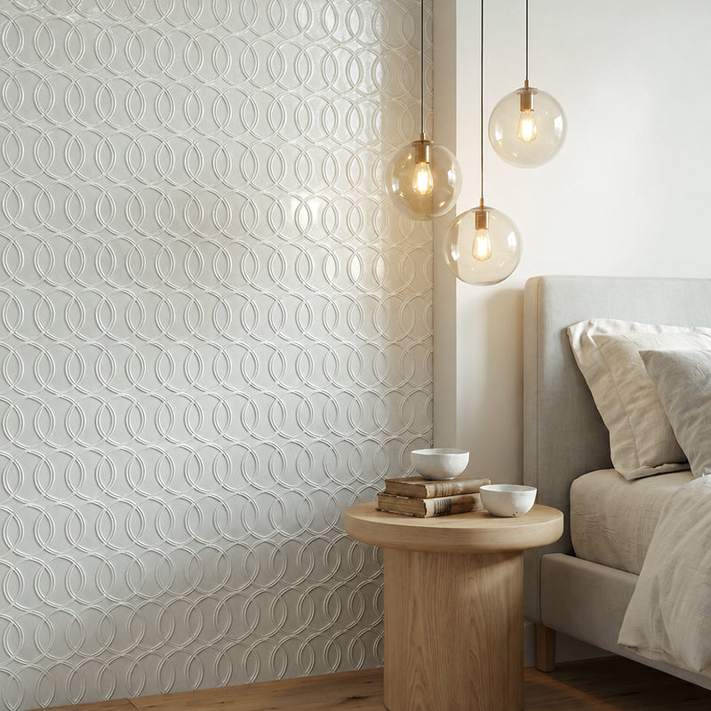 Khaki Handmade 14-in x 15-in Glazed Porcelain Mosaic Wall Tile( 12 sq. ft. /Box )
