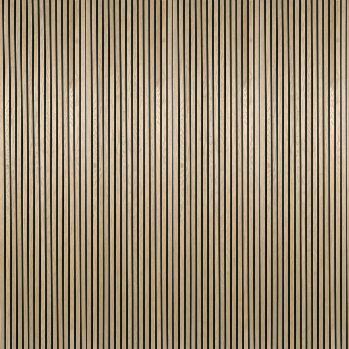 24-in x 94-1/2-in Acoustic Wood Slat Wall Panel - Natural Oak(16-sq. ft/ Piece)
