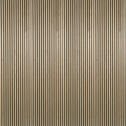 24-in x 94-1/2-in Acoustic Wood Slat Wall Panel - Natural Oak(16-sq. ft/ Piece)