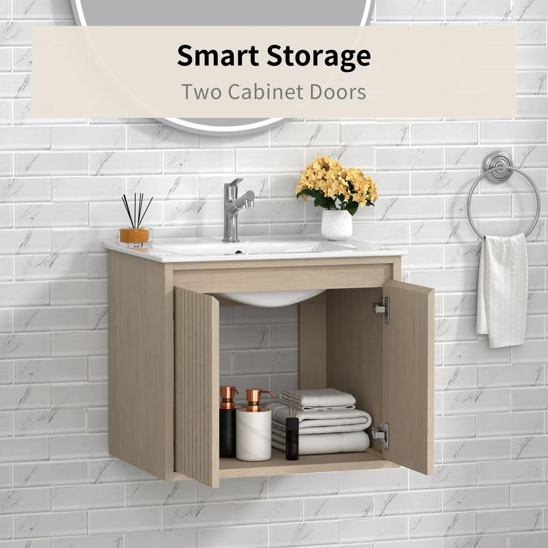 WM-Mena 30" Single Vanity With Porcelain Top