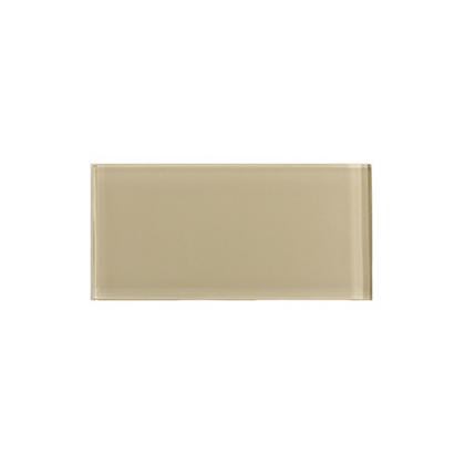 Nude Block 3-in x 6-in Glass Wall Tiles( 4.16 sq. ft. /Box )