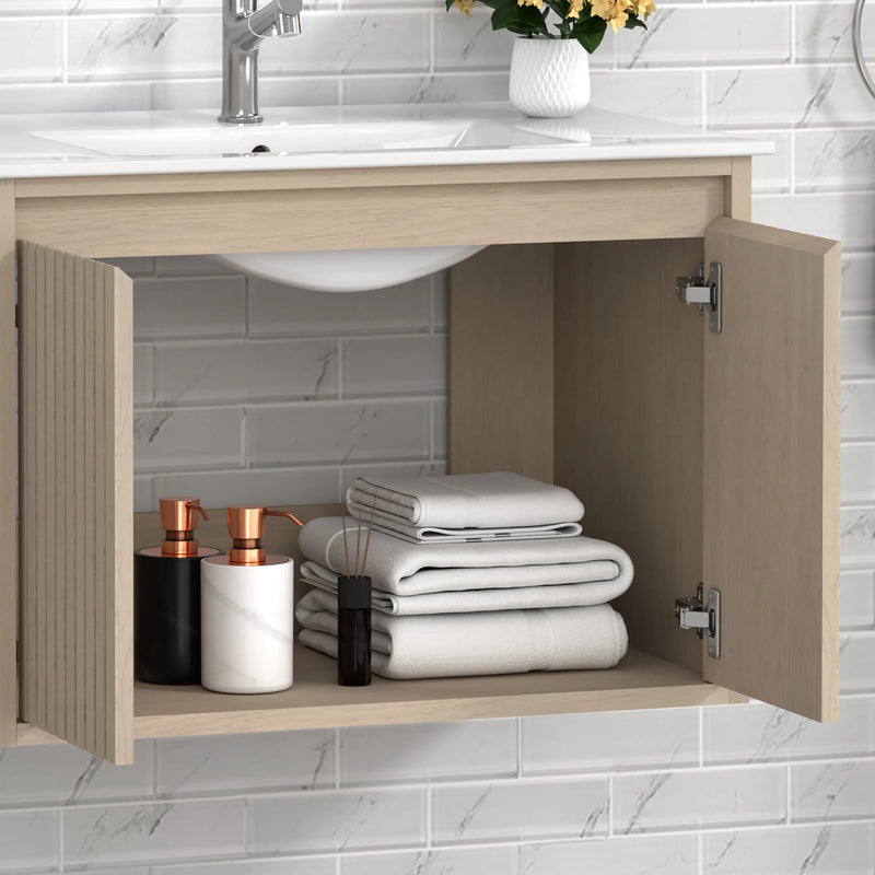 WM-Mena 30" Single Vanity With Porcelain Top