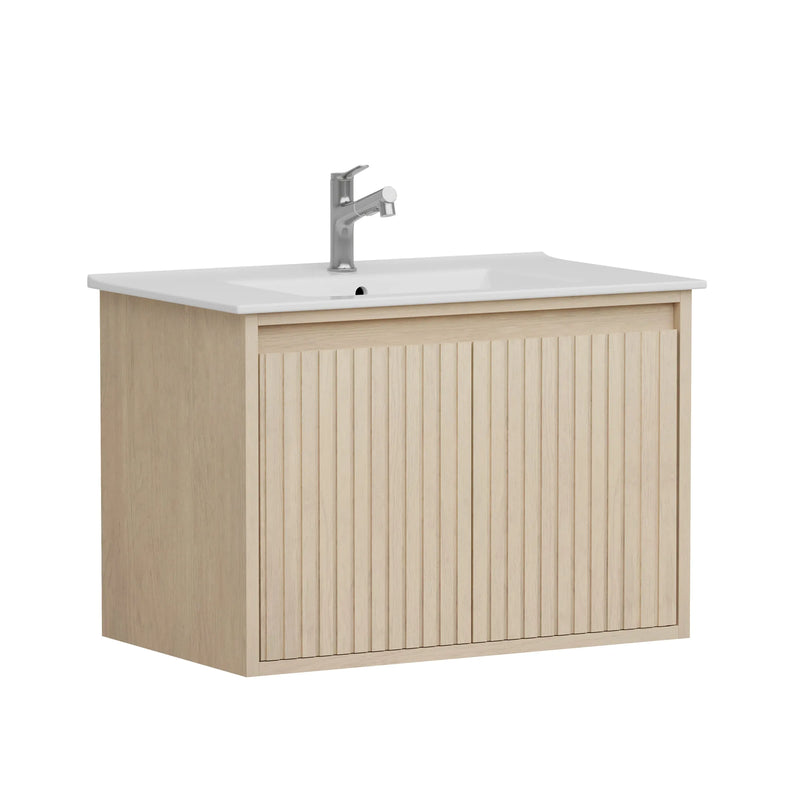 WM-Mena 30" Single Vanity With Porcelain Top
