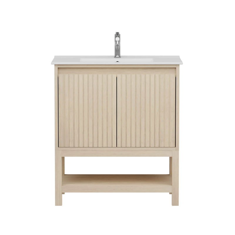 Mena 30" Single Vanity With Porcelain Top