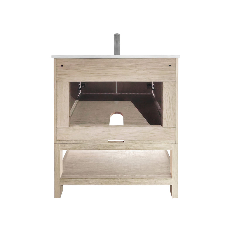 Mena 30" Single Vanity With Porcelain Top