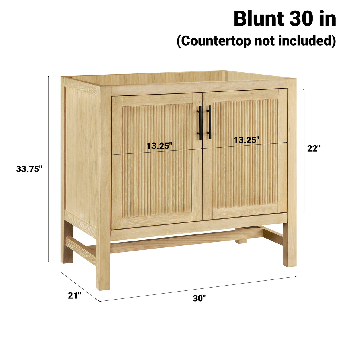 Blunt 30" Single  Vanity without Top