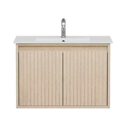 WM-Mena 30" Single Vanity With Porcelain Top