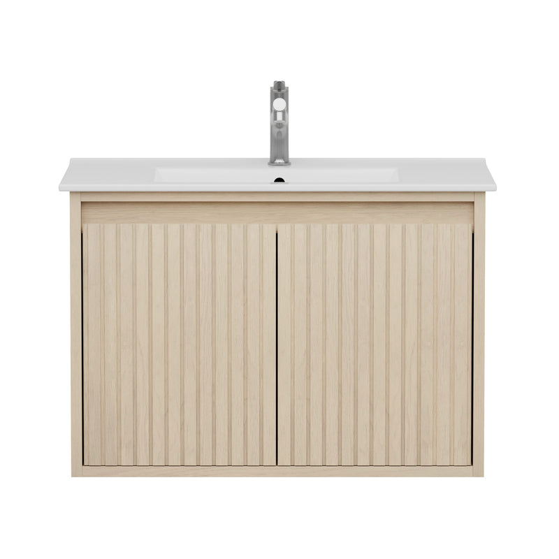 WM-Mena 30" Single Vanity With Porcelain Top