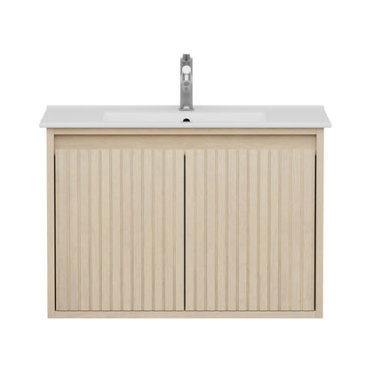 WM-Mena 30" Single Vanity With Porcelain Top