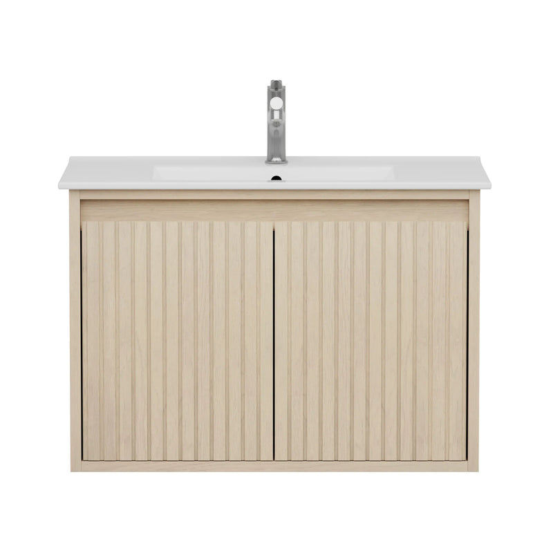 WM-Mena 30" Single Vanity With Porcelain Top