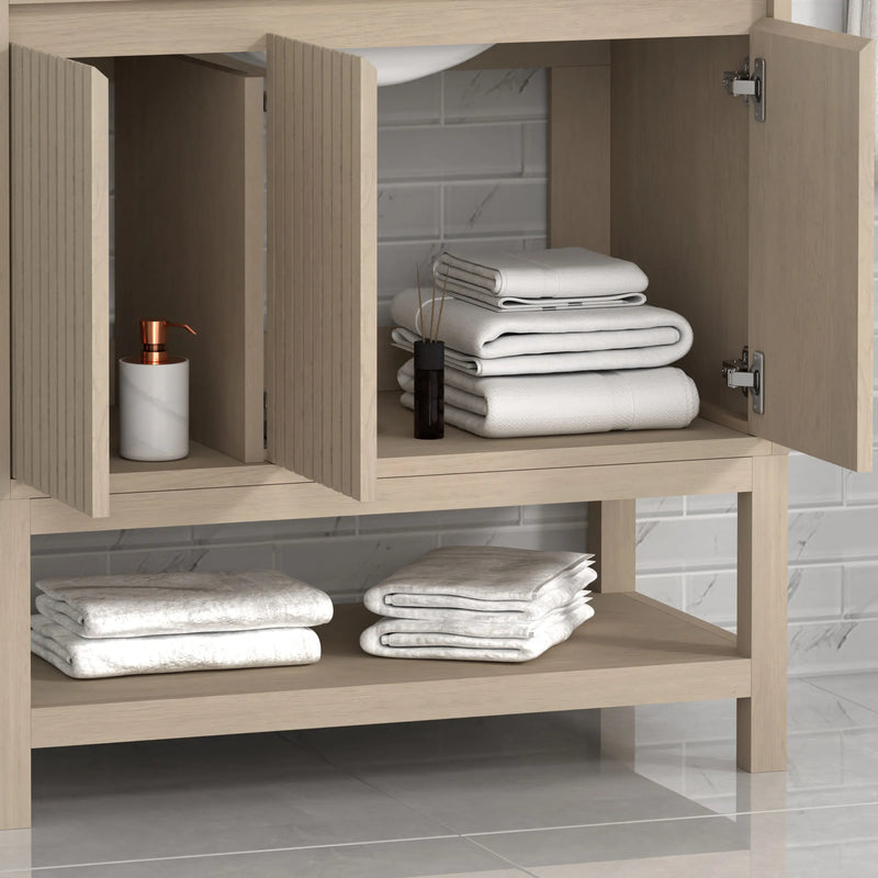 Mena 36" Single Vanity With Porcelain Top