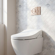 12-in x 12-in Polished Oriental White Shell Marble Mosaic Wall Tile( 5 sq. ft. /Box )