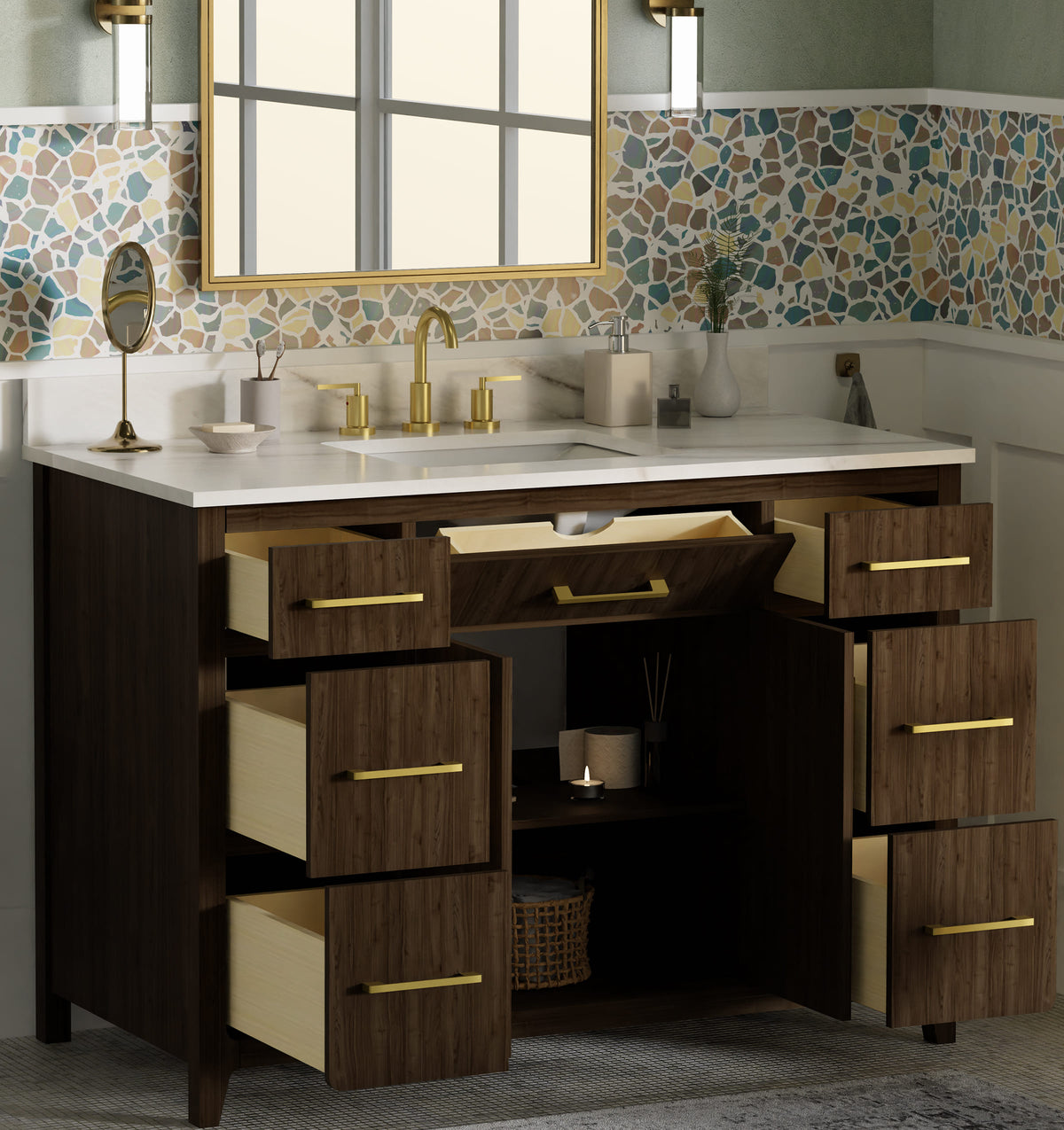 Warner 48" Single Vanity without Top