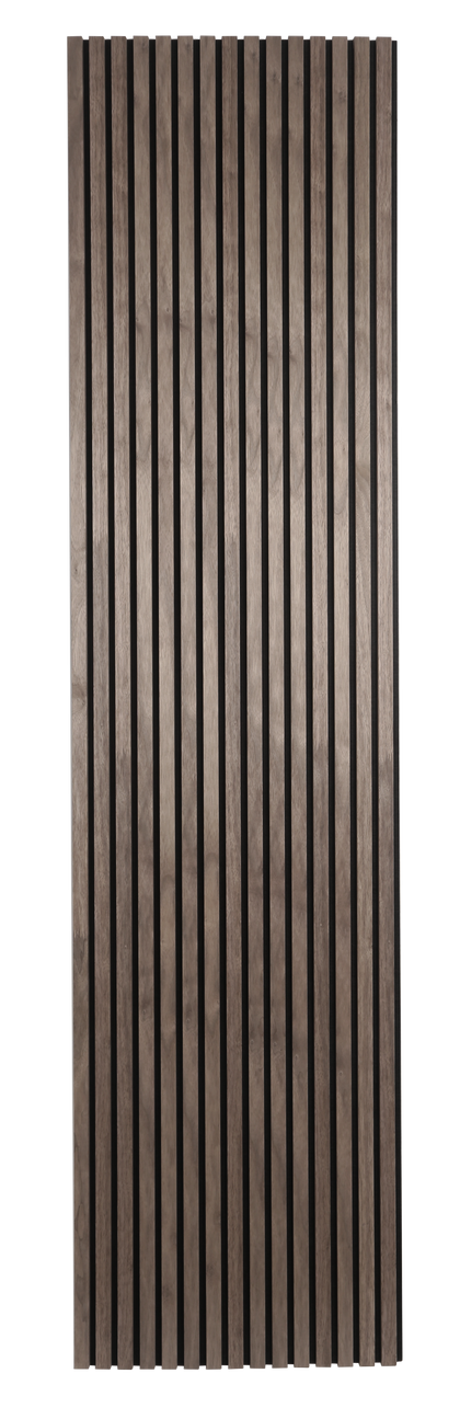 24-in x 94-1/2-in Acoustic Wood Slat Wall Panel - American Walnut(16-sq. ft/ Piece)