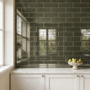 Antique Mirror 4-in x 12-in Unbeveled Glass Mosaic Wall Tile( 6.6 sq. ft. /Box )