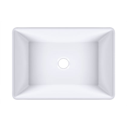 30 inch white ceramic farmhouse sink featuring a deep single bowl and apron front design.