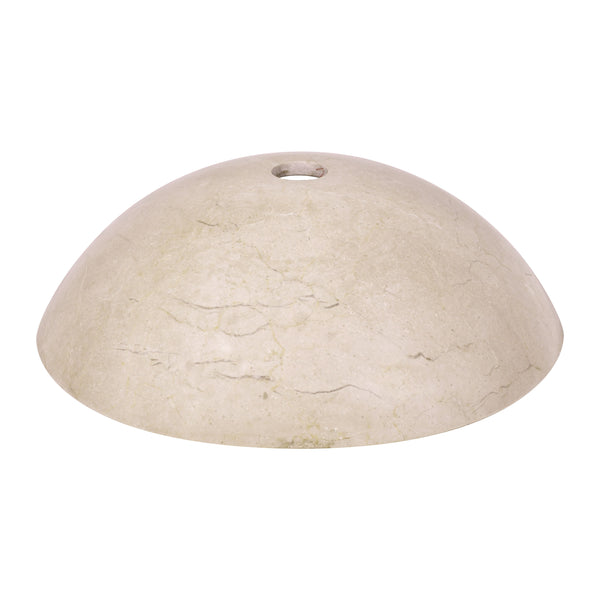 17 inch round unique bathroom sink in beige marble, handcrafted natural stone vessel sink, elegant and stylish bathroom basin.