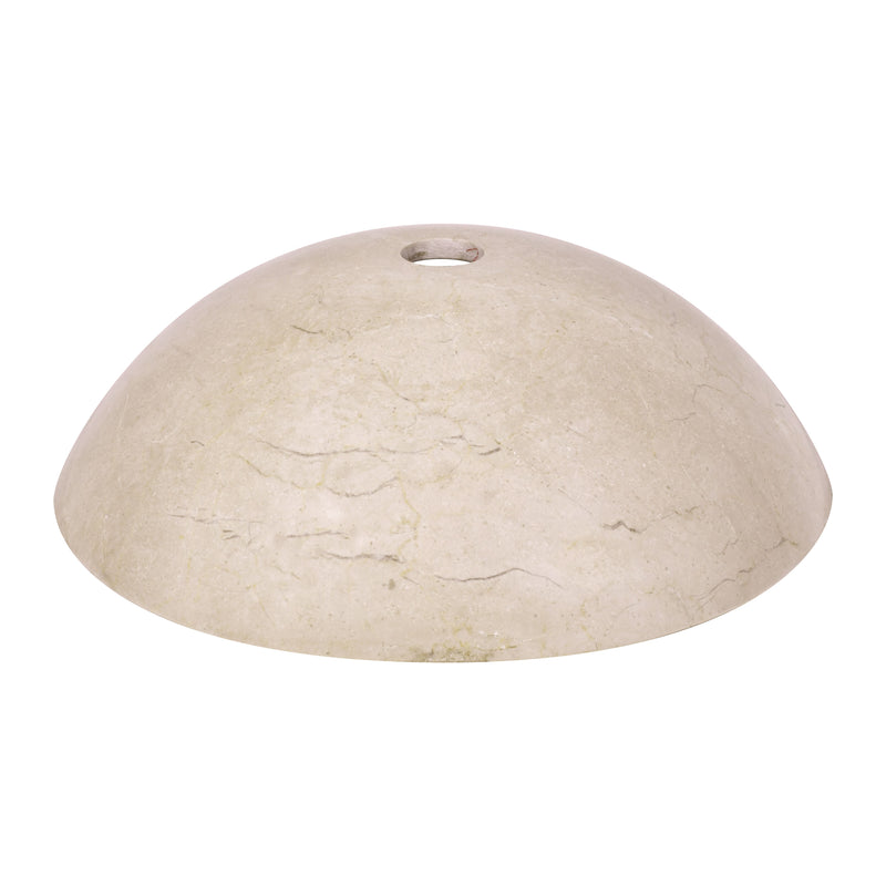 17 inch round unique bathroom sink in beige marble, handcrafted natural stone vessel sink, elegant and stylish bathroom basin.