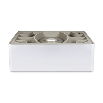 30 Inch Rectangular White Ceramic Farmhouse Kitchen Sink