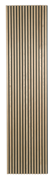 24-in x 94-1/2-in Acoustic Wood Slat Wall Panel - Natural Oak(16-sq. ft/ Piece)