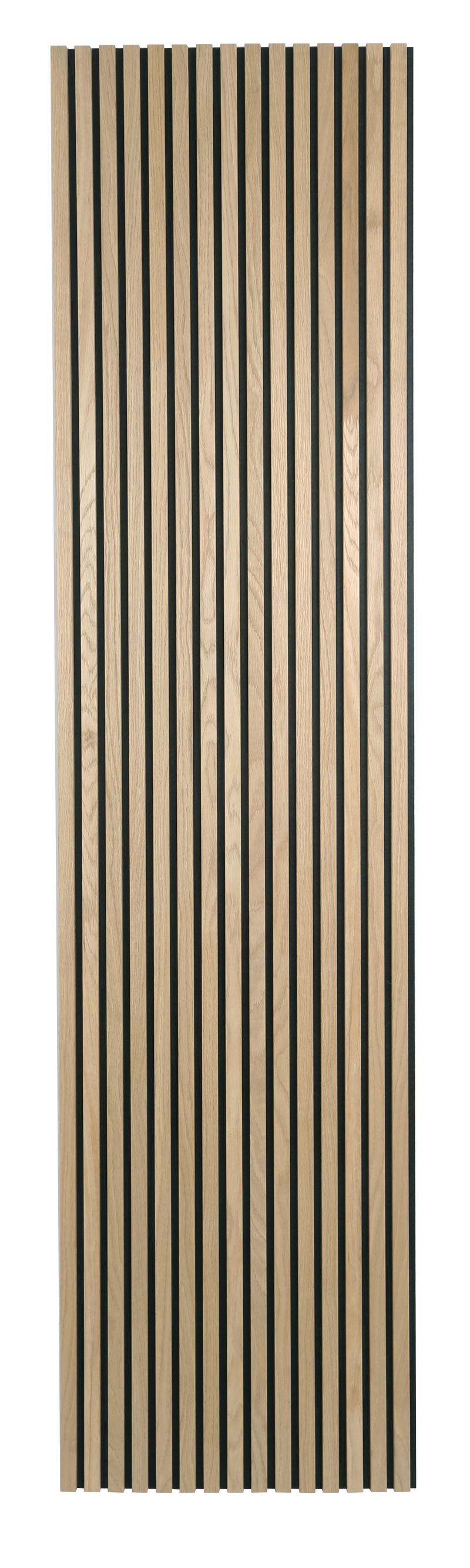 24-in x 94-1/2-in Acoustic Wood Slat Wall Panel - Natural Oak(16-sq. ft/ Piece)