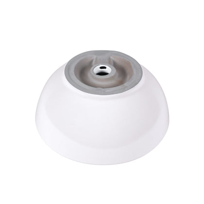 15 inch white ceramic vessel sink with overflow, modern design, premium quality bathroom basin.