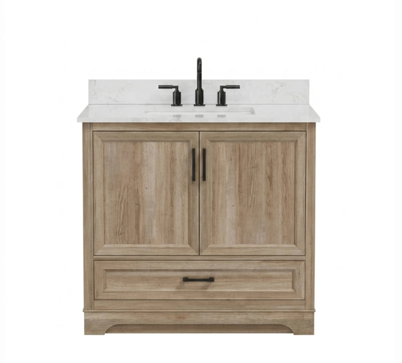 Retford 36" Vanity Family Set with Engineered Marble Top