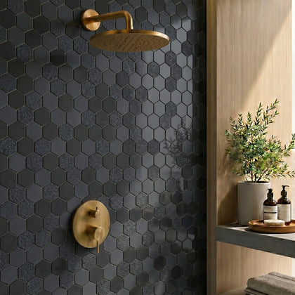 Ancient Sky 2” Hexagon 12-in x 12-in Porcelain Mosaic Tile( 10 sq. ft. /Box )