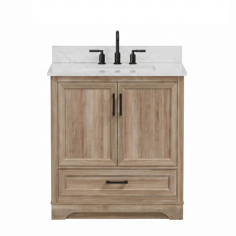 Retford 30" Vanity Family Set with Engineered Marble Top