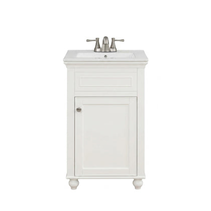 Mini 20" Single Vanity With Porcelain Top