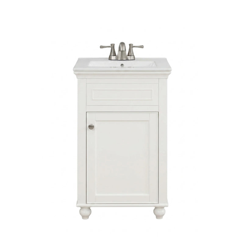 Mini 20" Single Vanity With Porcelain Top