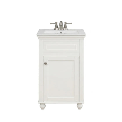 Mini 20" Single Vanity With Porcelain Top